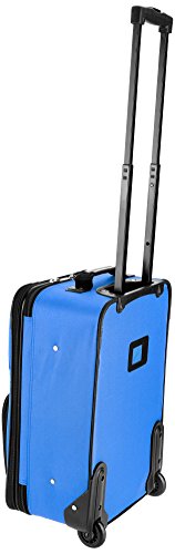 Rockland Fashion Softside Upright Luggage Set, Blue, 2-Piece (14/20)