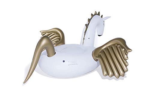 Jasonwell Giant Inflatable Pegasus Pool Float with Fast Valves Beach Swimming Pool Party Lounge Raft Toys for Adults & Kids 98.4 x 98.4 x 54.2-Inch