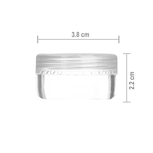 LUOYIMAN Travel Bottles Travel Accessories Small bottles Containers Leak Proof Portable Travel Plastic bottles(transparent)