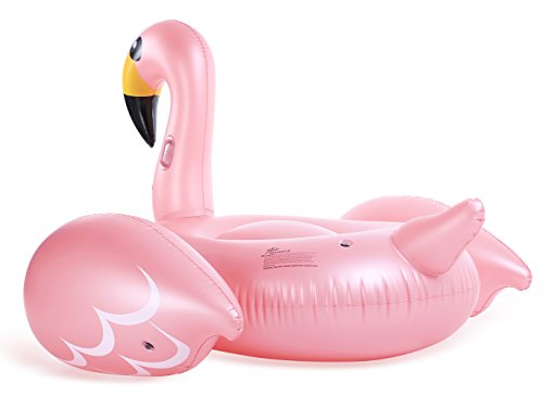 Jasonwell Giant Inflatable Flamingo Pool Float with Fast Valves Summer Beach Swimming Pool Party Lounge Raft Toys for Adults Kids XXXX-Large