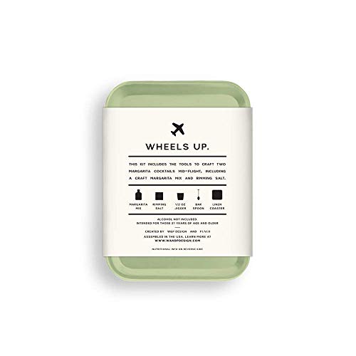 Carry on Cocktail Kit, Moscow Mule and Margarita, Travel Kit for Drinks on the Go, Craft Cocktails, Makes 4 Premium Cocktails, TSA Approved