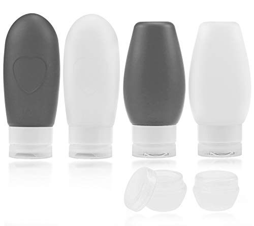 Behov for overholdelse Løb Urvoix Travel Bottles, Travel Size Containers - 3 oz Leakproof Silicone  Refillable Squeezable Tube with TSA Quart Bag for Shampoo Conditioner  Lotion Hand Sanitizer(4 Pack) – plentifultravel