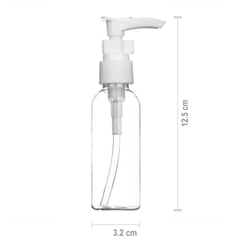LUOYIMAN Travel Bottles Travel Accessories Small bottles Containers Leak Proof Portable Travel Plastic bottles(transparent)