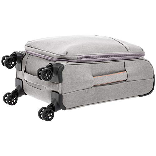 Softside Luggage Spinner Suitcase Spinner - 21-Inch, Heather Grey