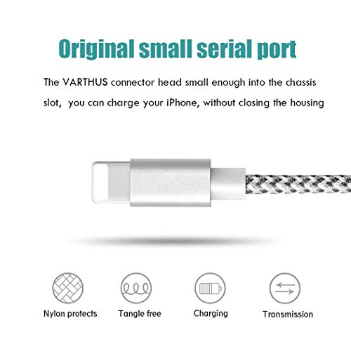 iPhone Charger Lightning Cable Charger MFi Certified High-Speed Charging Cord Lightning to USB A iPhone Charger Cable