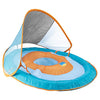 SwimWays Baby Spring Float Sun Canopy - Green Fish
