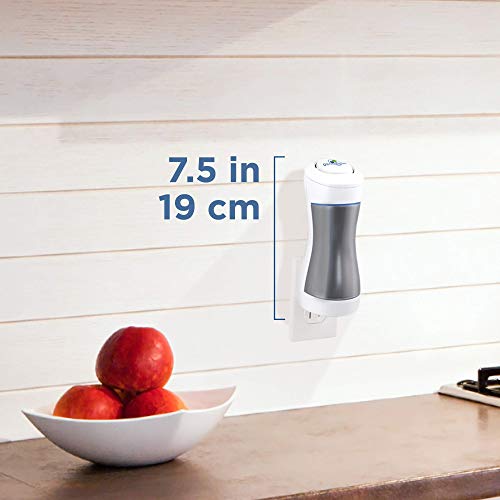 Germ Guardian Pluggable Air Purifier & Sanitizer, Eliminates Germs and Mold with UV-C Light, Deodorizer for Odor from Pets, Diapers, Room Freshener