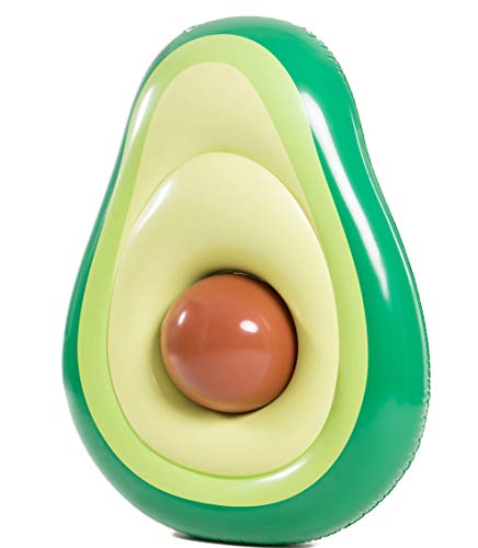 Jasonwell Inflatable Avocado Pool Float Floatie with Ball Water Fun Large Blow Up Summer Beach Swimming Floaty Party Toys Lounge Raft for Kids Adults