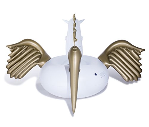 Jasonwell Giant Inflatable Pegasus Pool Float with Fast Valves Beach Swimming Pool Party Lounge Raft Toys for Adults & Kids 98.4 x 98.4 x 54.2-Inch