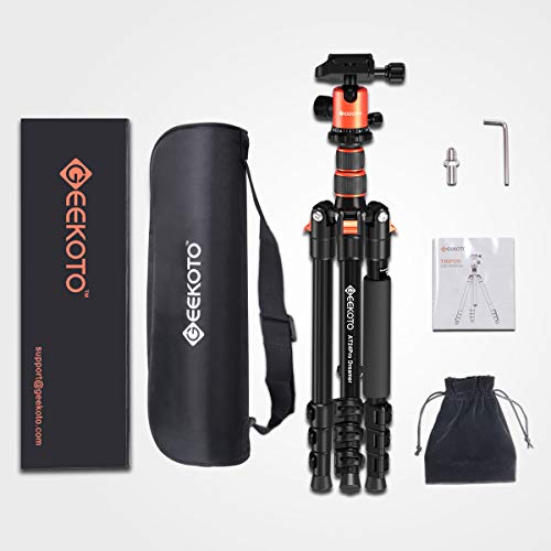 GEEKOTO Tripod, Camera Tripod for DSLR