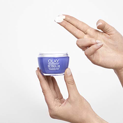 Olay Regenerist Retinol Moisturizer, Retinol 24 Night Face Cream, 1.7oz + Whip Face Moisturizer Travel/Trial Size Bundle
