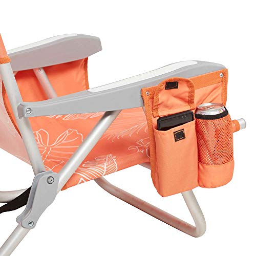 Lightspeed Outdoors Reclining Beach Chair | Lightweight Folding Chair (Summer Sunset)