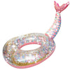Splash Buddies Pool Float Glitter Inflatable Swim Ring -- Fun Beach and Water Toy Lounge for Kids, Adults Alike (Mermaid)