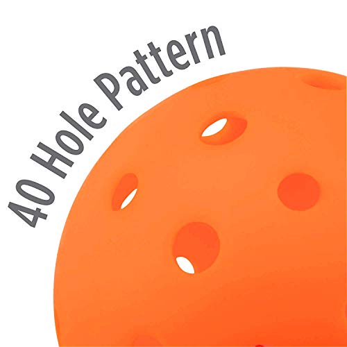 Win SPORTS Wooden Pickleball Paddle Set | Beginner Racket | Pickle Ball Paddles with 2 Paddles,4 Balls and 1 Carry Bag | Durable and Classic