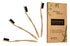Fifth & Eco Eco-friendly Premium Bamboo Toothbrushes (Pack of 4)|Natural bamboo toothbrush with Soft Charcoal Bristles | Eco toothbrush with biodegradable, ergonomic handle | Wooden toothbrushes