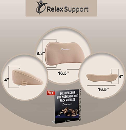 Lumbar Pillow with Firm Memory Foam