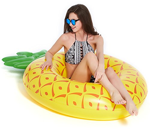 Luxy Float Giant Inflatable Pineapple Pool Float for Adults & Kids