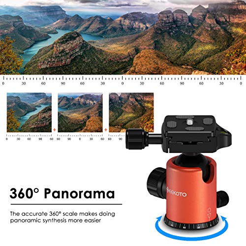 GEEKOTO Tripod, Camera Tripod for DSLR