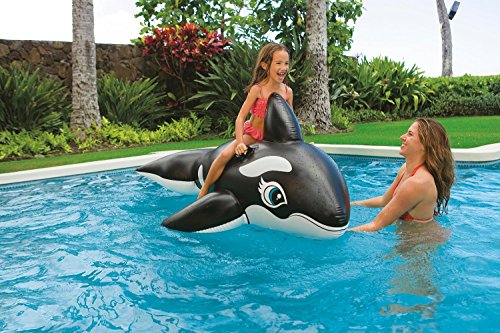 Intex Whale Inflatable Pool Ride-On, 76