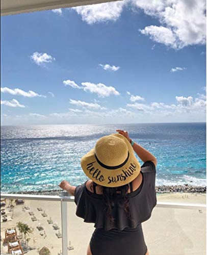 Embroidered Sun Hat - Hello Sunshine