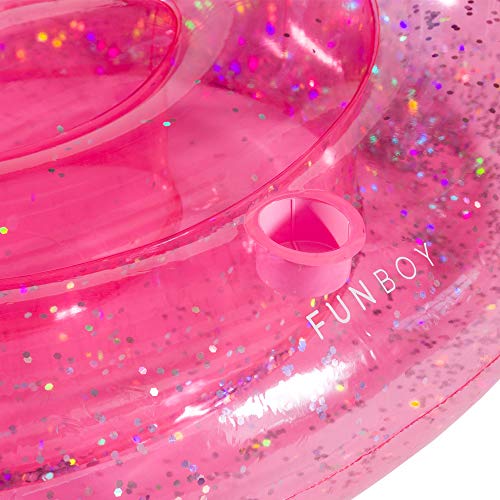 FUNBOY Inflatable Glitter Unicorn Pool Float