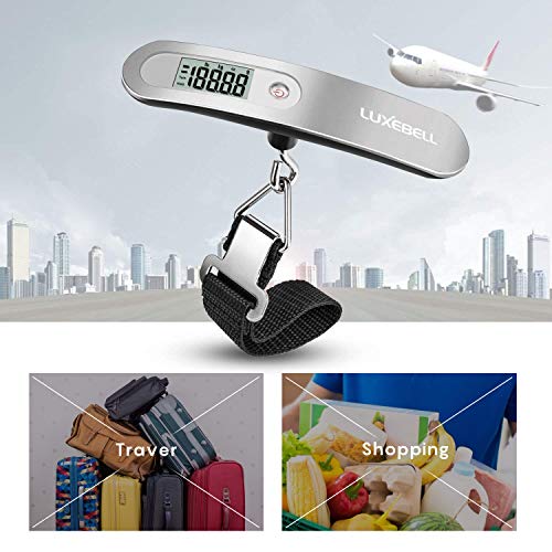 Digital Luggage Scale Gift for Traveler Suitcase Handheld Weight Scale 110lbs