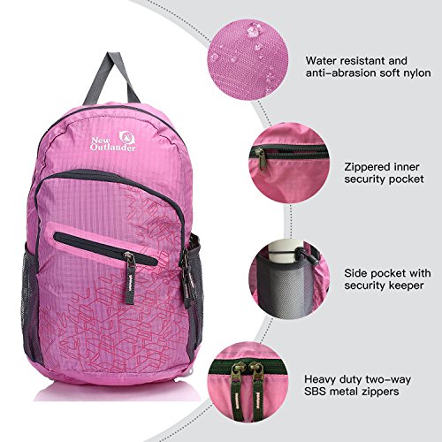 Outlander Packable Lightweight Travel Backpack - Girls