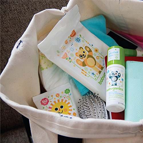 Babyganics Alcohol-Free Foaming Hand Sanitizer, On-The-Go, Fragrance Free, 1.69 oz, 6 Pack, Packaging May Vary