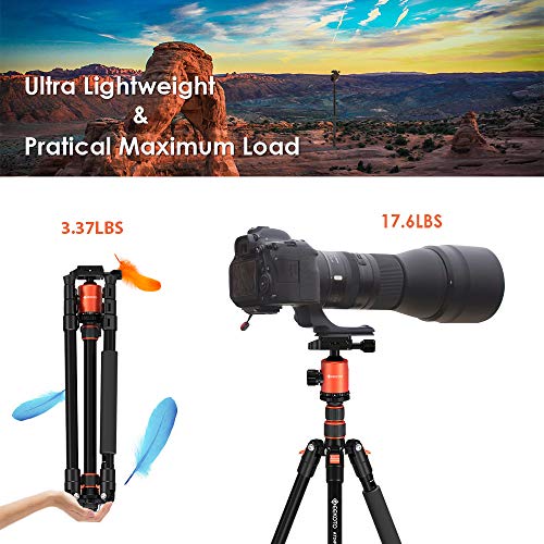 GEEKOTO Tripod, Camera Tripod for DSLR