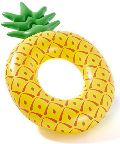 Luxy Float Giant Inflatable Pineapple Pool Float for Adults & Kids
