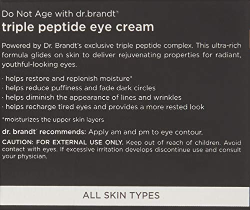 Dr. Brandt Skincare Do Not Age Triple Peptide Eye Cream, 0.5 oz