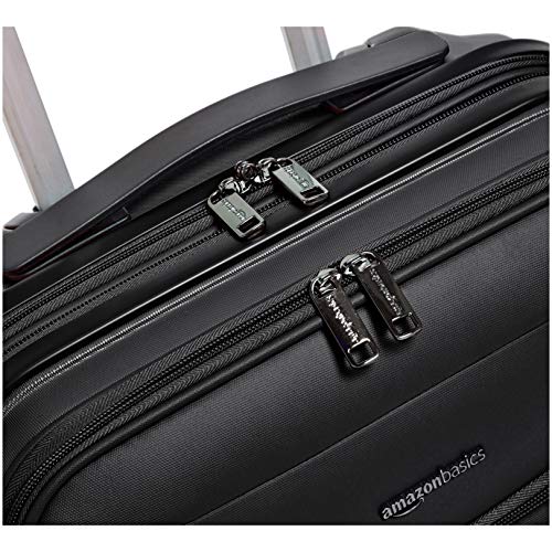 Hybrid Carry On Hard-Softside Expandable Spinner Suitcase