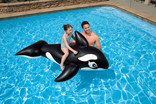 Intex Whale Inflatable Pool Ride-On, 76