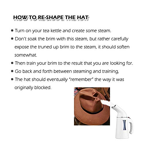 Lisianthus Women Belt Buckle Fedora Hat Dark-Camel