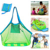SupMLC Mesh Beach Bag Extra Large Beach Bags and Totes Tote Backpack Toys Towels Sand Away for Holding Beach Toys Children’ Toys Market Grocery Picnic Tote