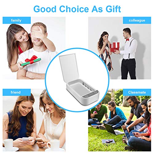 Cell Phone Cleaner,Portable Smart Phone Cleaner Aromatherapy Function Disinfector Phone Cleaner Box Cleaning Device for All Cellphone Toothbrush