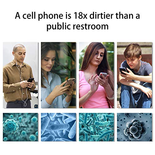 Cell Phone Cleaner,Portable Smart Phone Cleaner Aromatherapy Function Disinfector Phone Cleaner Box Cleaning Device for All Cellphone Toothbrush