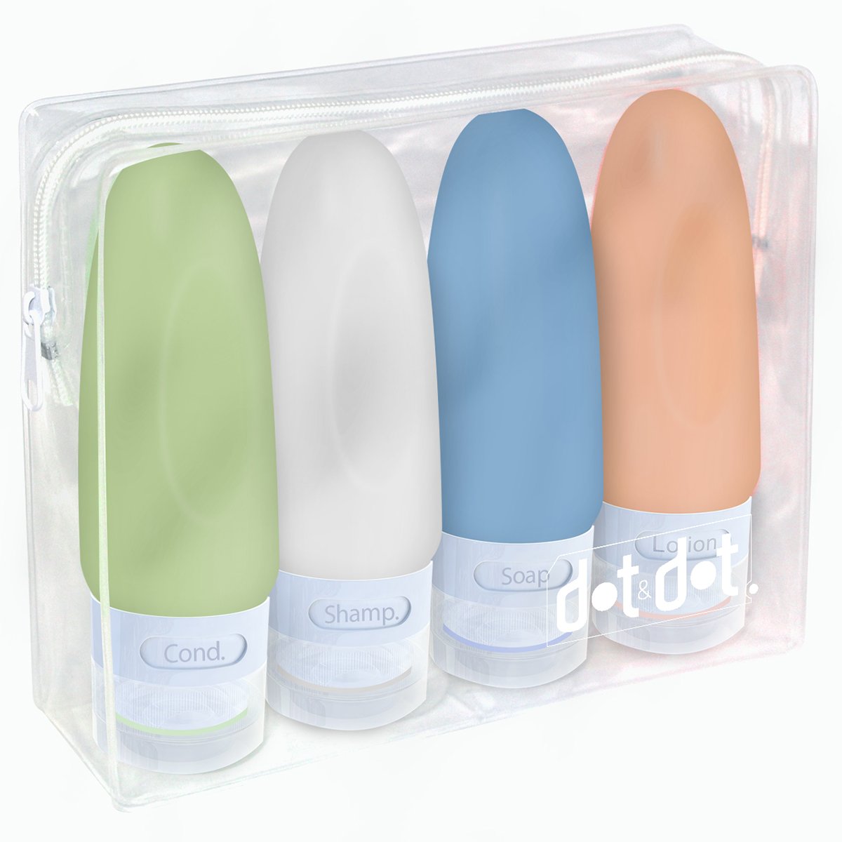 Leak Proof Travel Bottles, 4