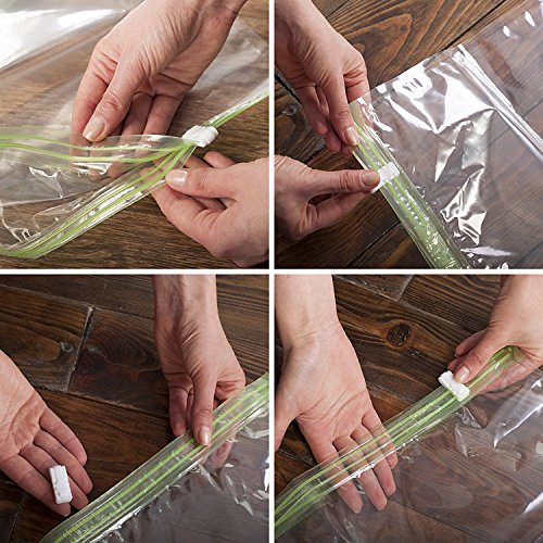 12 Travel Storage Bags for Clothes - Compression Bags for Travel - No Vacuum or Pump Sacks-Save Space in your Luggage Accessories