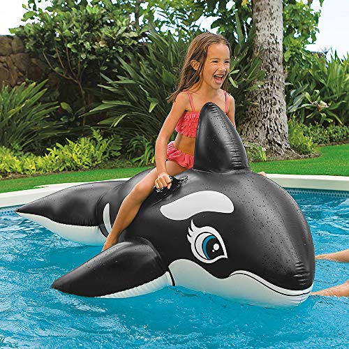 Intex Whale Inflatable Pool Ride-On, 76