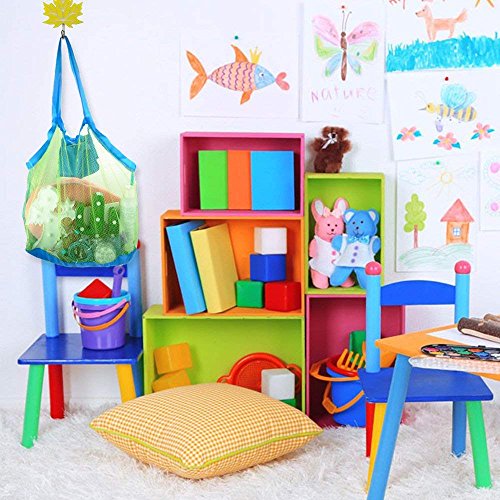 SupMLC Mesh Beach Bag Extra Large Beach Bags and Totes Tote Backpack Toys Towels Sand Away for Holding Beach Toys Children’ Toys Market Grocery Picnic Tote