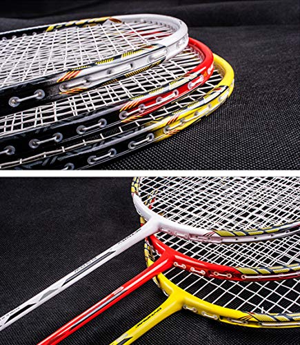 Senston - 2 Player Badminton Racket Set - Including 1 Badminton Bag/2 Rackets/2 Badminton /2 Grip