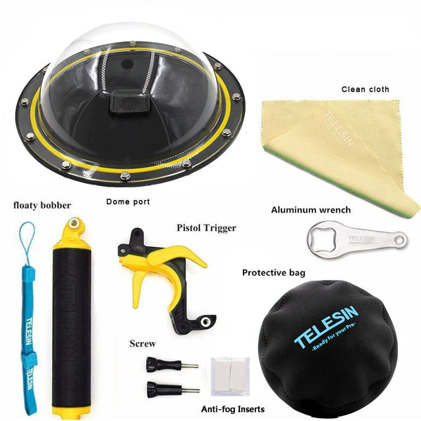 Telesin Dome Port Lens for GoPro Waterproof Housing Case