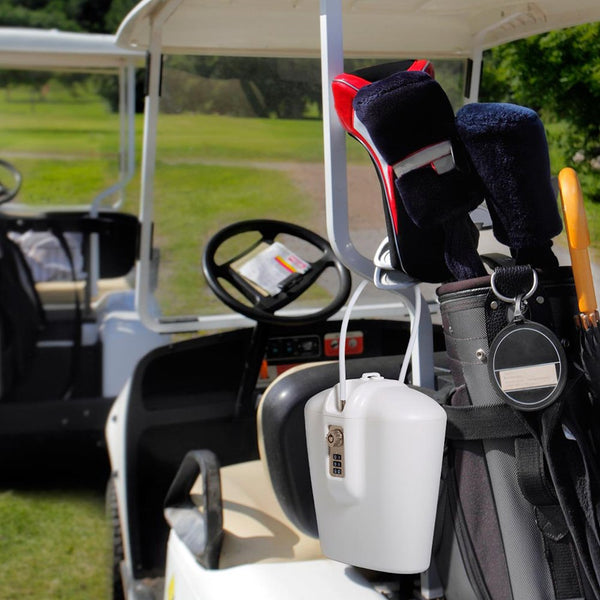 Portable Lock Box Indoor/Outdoor Safe with Key and Combination