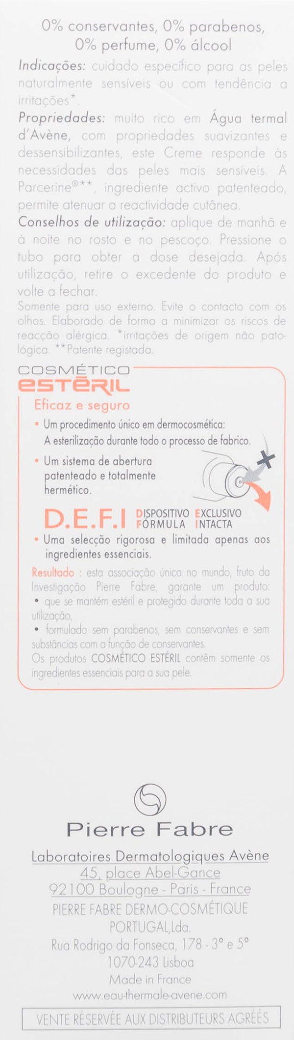 Avene Skin Recovery Cream