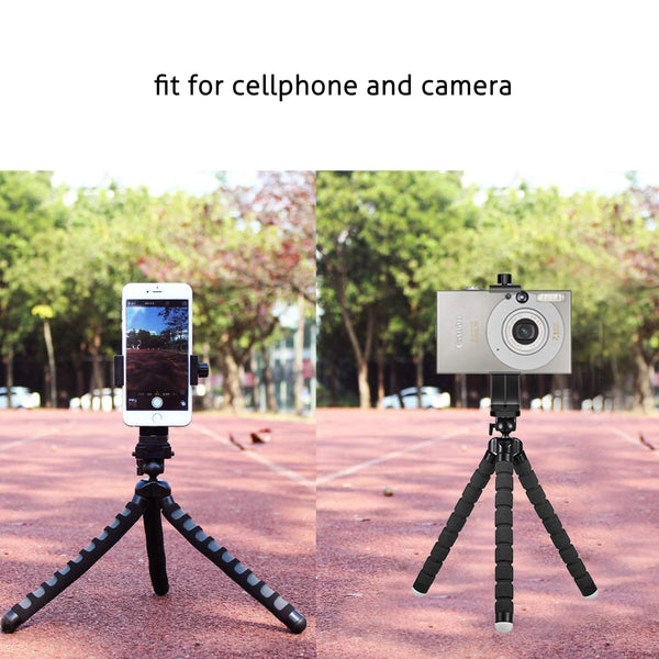 Ailun Tripod Phone Mount Holder Head Standard Screw Adapter Rotatable Digtal Camera Bracket Selfie Lens Monopod Adjustable Ring Light for Camcorder iPhone X XR Xs Max 8 7Plus Galaxy s10 s9 plus Note10