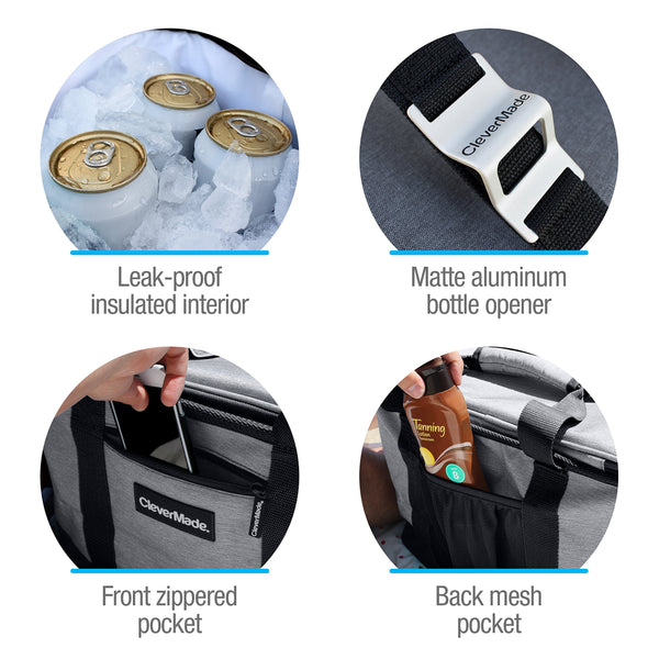 50 Can, Soft-Sided Collapsible Cooler