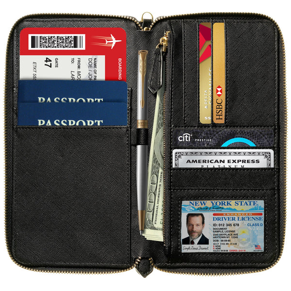 Travel Document & RFID Passort Holder