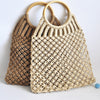 Hollow Vacation Tote Rattan Beach Bag