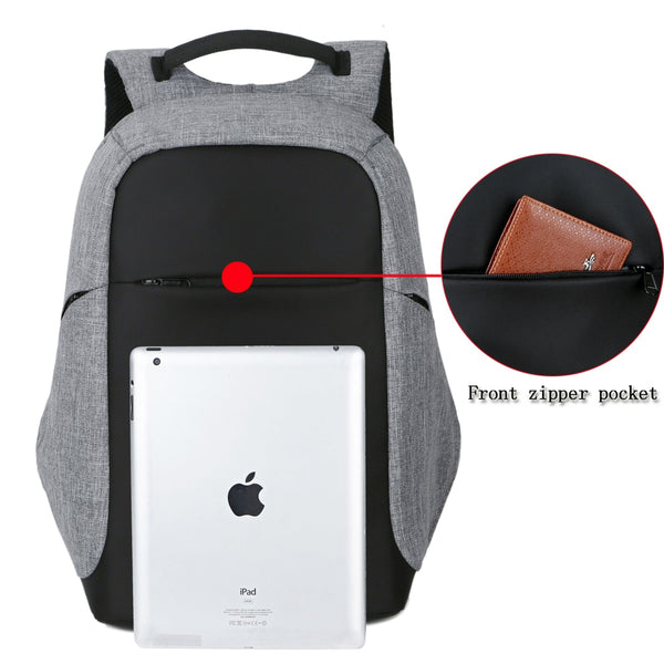 Men Anti theft Backpack USB Charging 15.6 Laptop Backpack Multifunction Waterproof Travel Bagpack  School bag